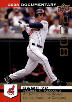 2008 Upper Deck Documentary - Gold #2182 Grady Sizemore Front