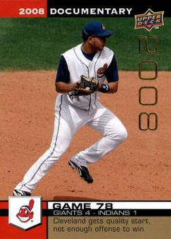 2008 Upper Deck Documentary - Gold #2188 Jhonny Peralta Front