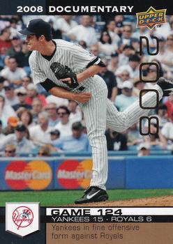 2008 Upper Deck Documentary - Gold #3687 Mike Mussina Front