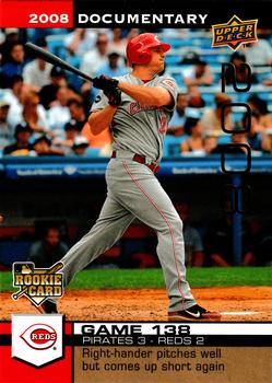 2008 Upper Deck Documentary - Gold #4103 Jay Bruce Front