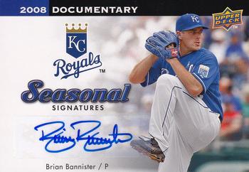 2008 Upper Deck Documentary - Seasonal Signatures #BA Brian Bannister Front