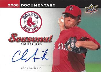 2008 Upper Deck Documentary - Seasonal Signatures #CS Chris Smith Front