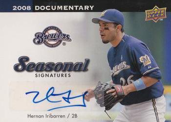 2008 Upper Deck Documentary - Seasonal Signatures #HI Hernan Iribarren Front