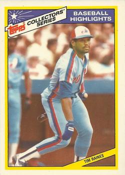 1987 Topps Woolworth Baseball Highlights #11 Tim Raines Front