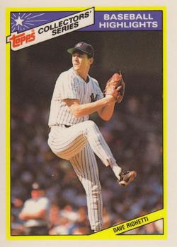 1987 Topps Woolworth Baseball Highlights #14 Dave Righetti Front