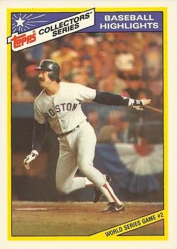 1987 Topps Woolworth Baseball Highlights #21 Dwight Evans Front
