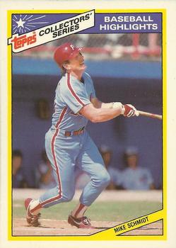 1987 Topps Woolworth Baseball Highlights #8 Mike Schmidt Front