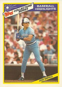 1987 Topps Woolworth Baseball Highlights #9 Jesse Barfield Front