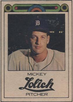 1968 Detroit Free Press Bubblegumless Detroit Tigers #NNO Mickey Lolich Front