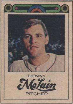 1968 Detroit Free Press Bubblegumless Detroit Tigers #NNO Denny McLain Front