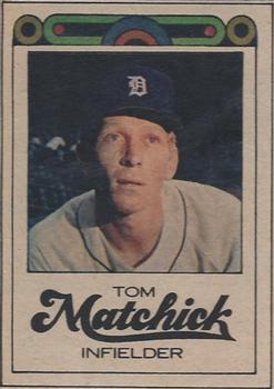 1968 Detroit Free Press Bubblegumless Detroit Tigers #14 Tom Matchick Front