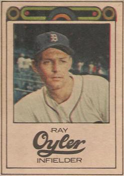 1968 Detroit Free Press Bubblegumless Detroit Tigers #NNO Ray Oyler Front