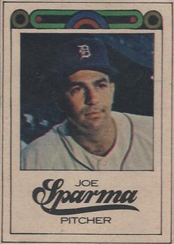 1968 Detroit Free Press Bubblegumless Detroit Tigers #NNO Joe Sparma Front