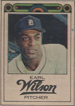 1968 Detroit Free Press Bubblegumless Detroit Tigers #NNO Earl Wilson Front