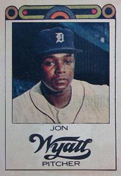 1968 Detroit Free Press Bubblegumless Detroit Tigers #NNO John Wyatt Front