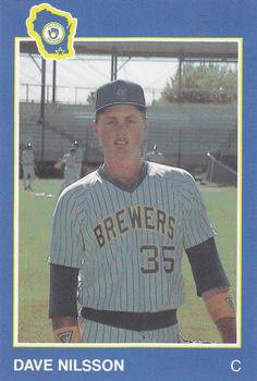 1988 Grand Slam Beloit Brewers #19 Dave Nilsson Front