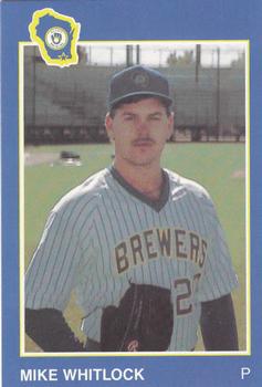 1988 Grand Slam Beloit Brewers #22 Mike Whitlock Front