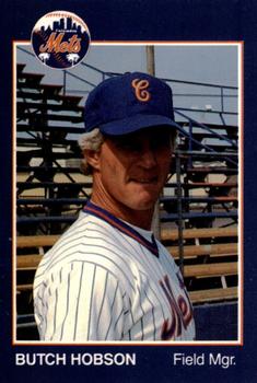 1988 Grand Slam Columbia Mets #1 Butch Hobson Front