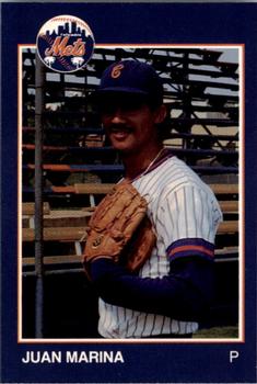 1988 Grand Slam Columbia Mets #7 Juan Marina Front