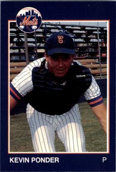 1988 Grand Slam Columbia Mets #10 Kevin Ponder Front