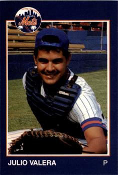 1988 Grand Slam Columbia Mets #11 Julio Valera Front
