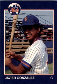 1988 Grand Slam Columbia Mets #12 Javier Gonzalez Front