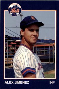 1988 Grand Slam Columbia Mets #15 Alex Jimenez Front