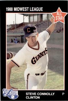 1988 Grand Slam Midwest League All-Stars #6 Steve Connolly Front