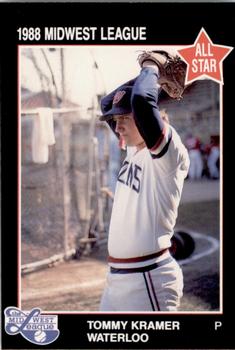 1988 Grand Slam Midwest League All-Stars #22 Tommy Kramer Front