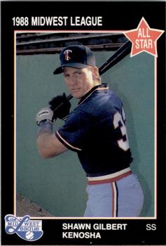 1988 Grand Slam Midwest League All-Stars #32 Shawn Gilbert Front