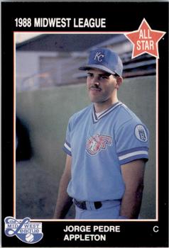 1988 Grand Slam Midwest League All-Stars #37 Jorge Pedre Front