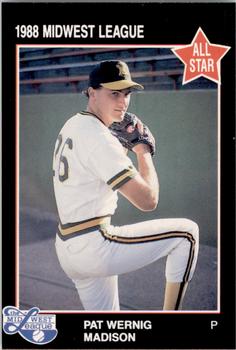 1988 Grand Slam Midwest League All-Stars #53 Pat Wernig Front