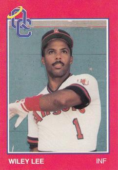 1988 Grand Slam Quad City Angels #4 Wiley Lee Front