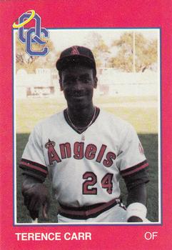 1988 Grand Slam Quad City Angels #9 Terence Carr Front