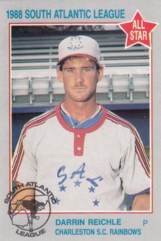 1988 Grand Slam South Atlantic League All-Stars #11 Darrin Reichle Front