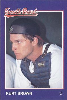 1988 Grand Slam South Bend White Sox #13 Kurt Brown Front