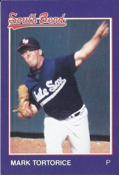 1988 Grand Slam South Bend White Sox #27 Mark Tortorice Front