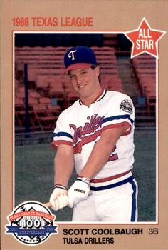 1988 Grand Slam Texas League All-Stars #12 Scott Coolbaugh Front