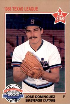 1988 Grand Slam Texas League All-Stars #19 Jose Dominguez Front