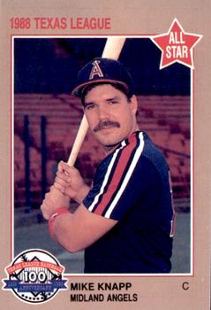 1988 Grand Slam Texas League All-Stars #36 Mike Knapp Front