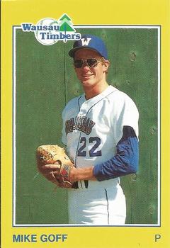 1988 Grand Slam Wausau Timbers #27 Mike Goff Front
