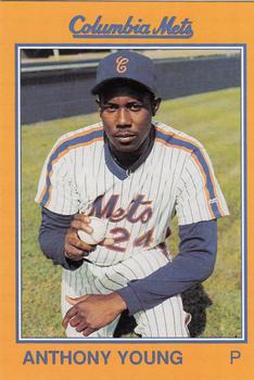 1989 Grand Slam Columbia Mets #28 Anthony Young Front