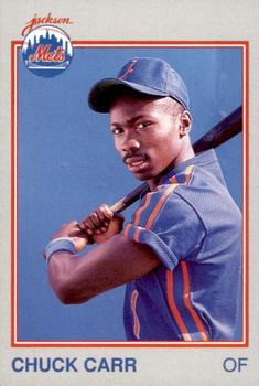 1989 Grand Slam Jackson Mets #2 Chuck Carr Front