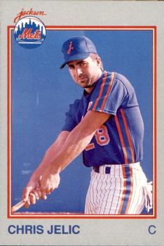 1989 Grand Slam Jackson Mets #5 Chris Jelic Front
