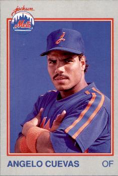 1989 Grand Slam Jackson Mets #14 Angelo Cuevas Front