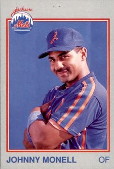 1989 Grand Slam Jackson Mets #16 Johnny Monell Front