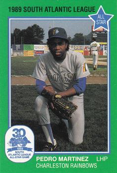 1989 Grand Slam South Atlantic League All-Stars #11 Pedro Martinez Front