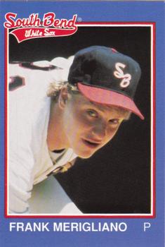 1989 Grand Slam South Bend White Sox #8 Frank Merigliano Front