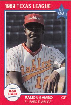 1989 Grand Slam Texas League All-Stars #15 Ramon Sambo Front