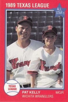 1989 Grand Slam Texas League All-Stars #1 Pat Kelly / Christopher Kelly Front